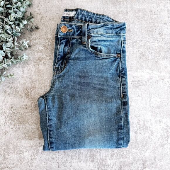 TheMogan Straight Leg Light Wash Denim Jeans Size 3 - Picture 1 of 8